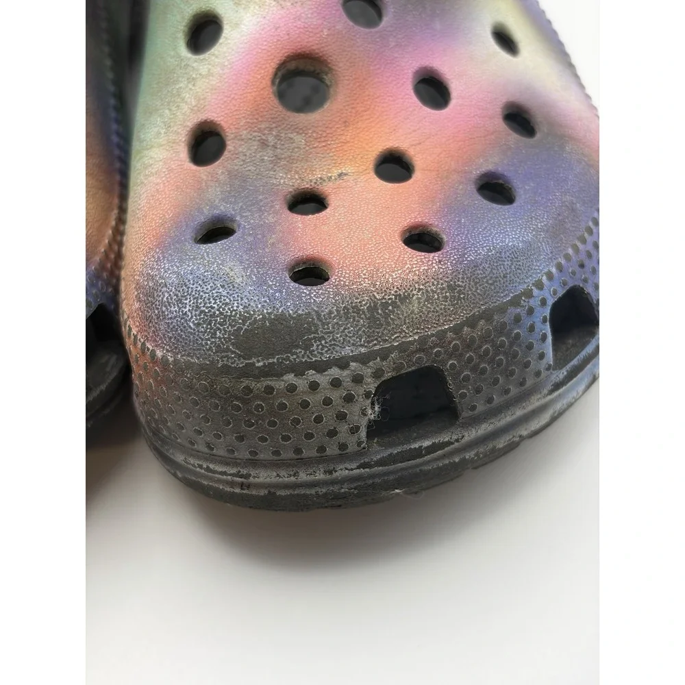 Crocs Classic Solar Rainbow Tie Dye Clogs Youth C 12